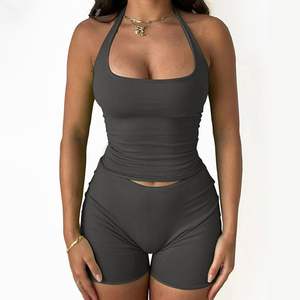 Camiseta sin Mangas para Mujer, Suave y Elástica, para Fitness, Ropa Deportiva Informal, Yoga, Correr, Gimnasio - Product Image 4