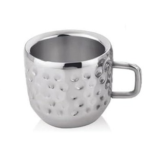 Venta caliente de Metal 550ml martillado cobre puro Moscú mula tazas con asa para bebidas frías cerveza vino bares fiestas - Product Image 6