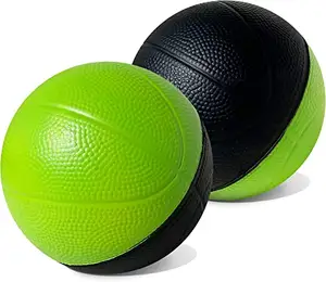 كرة سلة صغيرة 4 بوصة من الرغوة كرات كرة سلة صغيرة آمنة وهادئة للألعاب على الباب