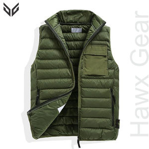 Chaqueta acolchada profesional ajustada para hombre para uso en exteriores de invierno Tela de lona personalizable - Product Image 4