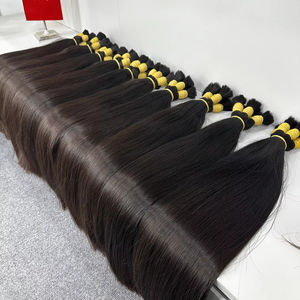 Cheveux humains naturels bruts, non traités, lisses, en vrac, reconnus pour servir les fabricants d'extensions de luxe et les salons de haut niveau - Product Image 1