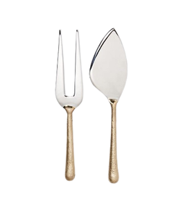 Outil à fromage en métal Dessus de table Meilleur design Accessoires d'ustensiles de cuisine Poignée classique en or Couverts Poignée en métal Couverts - Product Image 1