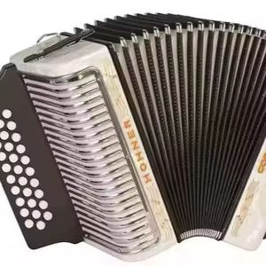 Nouvel accordéon diatonique Hohner Corona II 3500FB à 31 boutons FBbEb Sol avec sac et sangles noirs - Product Image 1