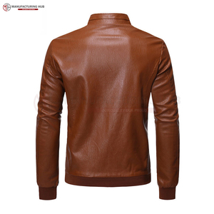 Veste en cuir à capuche de qualité au meilleur prix Veste en cuir à la mode pour hommes Veste en cuir à la mode fabriquée au Pakistan pour homme - Product Image 3