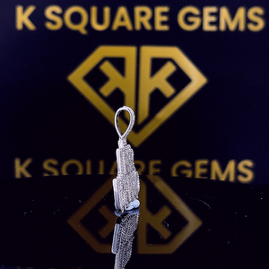 Pendentif Lettre Hip Hop Personnalisé, Pendentif Lettre Double Couche, Pendentif Lettre Moissanite Hip Hop pour Homme, Bijoux Hip Hop Ice Out - Product Image 4