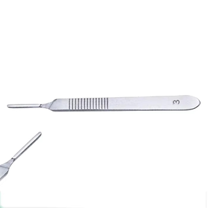 Mango de Bisturí de Acero Inoxidable de Alta Calidad, 135 mm, 5 1/4 pulgadas 3 Instrumentos Dentales Reutilizables No Estériles, Manuales, con Certificación CE - Product Image 2