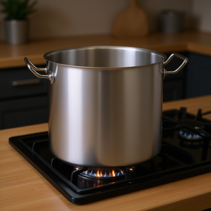 Olla para Sopa y Caldo Ballarini de Acero Inoxidable, Serie Profesional 9200, Cromado Satinado, 45 cm - Product Image 3