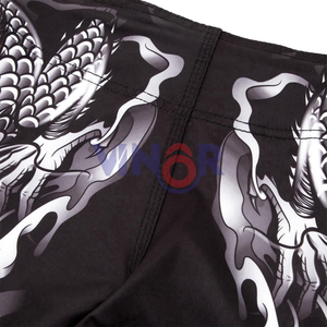 Vente en gros Short MMA avec étiquette imprimée personnalisée et logo Équipement de combat personnalisé Short MMA OEM pour arts martiaux - Product Image 3