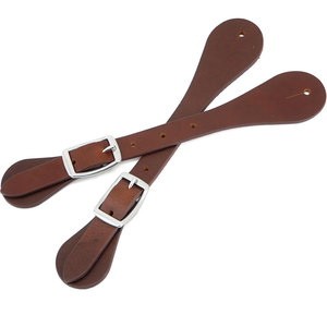 Sangles d'éperon à pli unique en cuir de haute qualité pour cavaliers hommes/femmes équipement de pointe équestre pour l'équitation occidentale par - Product Image 3