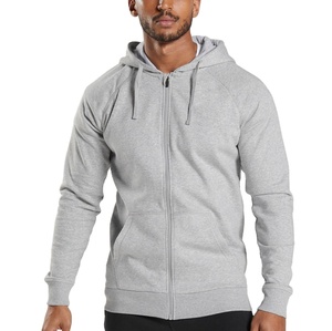 Sudadera con capucha completa para hombre, 500 GSM, forro polar de algodón, chaqueta de invierno gruesa, ropa urbana, fabricante OEM de marca privada personalizada - Product Image 1