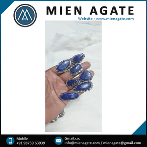 Unique Handmade Lapis Lazuli Gemstone <b>Ring</b> Blue Lapis Jewelry Oval Cabochon Genuine <b>Rings</b> German Silver <b>Rings</b> Manufacturer Bulk - Product Image 6