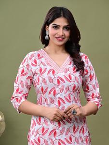 Kurti Largo de Alta Calidad, Estilo Pakistaní Indio, Diseño Bordado Elegante, Túnica Larga para Mujer para Uso Diario - Product Image 3