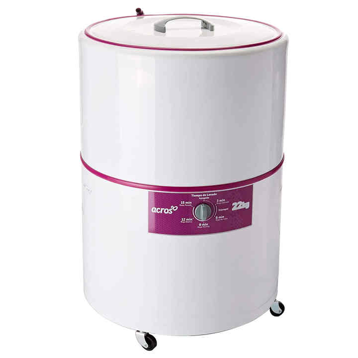 ACROS ALF-2253EB 22KG White Washing Machine Top-Loading Twin-Tub Semi-Automatic Used Condition
