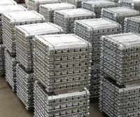 Lingot d'aluminium A356.2 A7 99.7% et A8 99.8% Lingot d'alliage d'aluminium Origine Métal pur 99.994% Lingot d'alliage d'aluminium de zinc