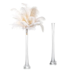 Florero de Vidrio Premium con Diseño Elegante para Decoración de Apartamentos de Lujo, Adorno para el Espacio Interior del Hogar - Product Image 1