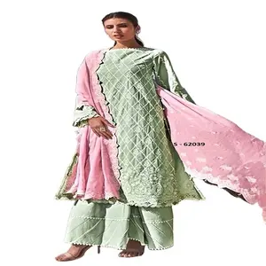 Gaun gaya Arab Pakistan keluaran baru gaun wanita Salwar Kameez untuk pemasok di seluruh dunia dan eksportir Pakistan kameez