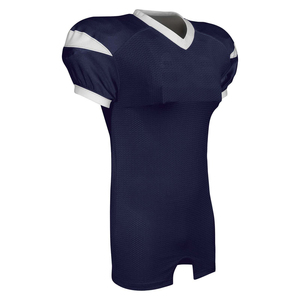 Vente en gros OEM de maillots de football américain en tissu à mailles sublimé en polyester personnalisé respirant à séchage rapide pour les équipes scolaires - Product Image 3