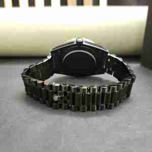 Premium Luxury Diamond Stainless Steel ETA Quartz Movement Unisex Fashion <b>Watch</b> 3BAR Water Resistant 41mm Case - Product Image 3