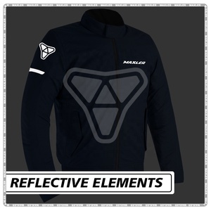 เสื้อแจ็คเก็ตมอเตอร์ไซค์สำหรับผู้ชาย รุ่นใหม่ สไตล์สั้น ผ้าทอใหม่ คุณภาพดี ระบายอากาศได้ดี เหมาะสำหรับสภาพอากาศร้อน สำหรับการเดินทางท่องเที่ยว - Product Image 3