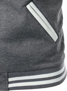 Chaquetas de lana 100% para mujer, chaqueta universitaria con mangas de cuero, cierre de botón, ropa de invierno hecha en Pakistán, chaquetas de béisbol para hombre - Product Image 4