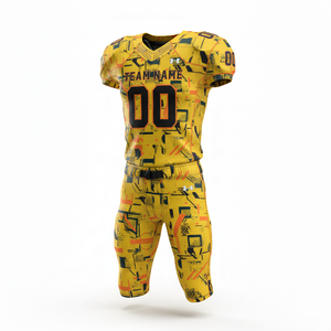 Conjunto de Uniforme de Fútbol Americano Sublimado Personalizado, Camiseta y Pantalones - Product Image 5