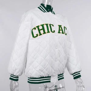 Moda diseño Premium Letterman Bomber Varsity chaqueta escuela Collage lana y chaqueta de mangas de cuero de béisbol genuino - Product Image 2