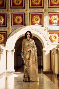 Dwsigner de qualité supérieure vente chaude look élégant dernier fabricant de saree en soie de tissu incroyable de Surat - Product Image 3