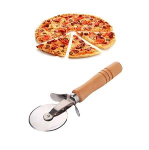 เครื่องตัดพิซซ่าสแตนเลสแฟนซีเครื่องมือเสิร์ฟอาหารสำหรับบ้านร้านอาหารเครื่องมือครัวและอุปกรณ์ทำขนมที่ดีที่สุดที่ตัดแป้งพิซซ่า - Product Image 2