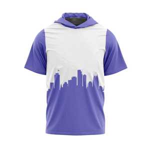 Sudaderas de Jersey de Manga Corta Sublimadas al por Mayor, Hechas de Poliéster de Alta Calidad con Impresión Resistente a la Decoloración y Costuras Duraderas - Product Image 5