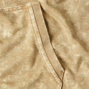 Vente chaude hommes à capuche et sweat 350g poids lourd luxe à capuche lavé personnalisé lavé à l'acide à capuche coton mélangé - Product Image 5