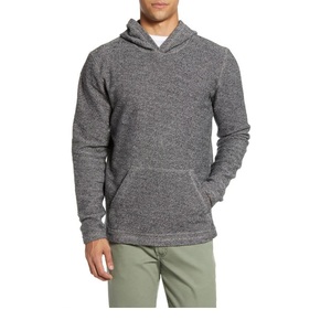 Pulls à capuche pour hommes de haute qualité 100% coton tricoté tissage prix de gros Logo brodé personnalisé sweats à capuche vierges fournisseur BD - Product Image 6