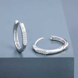 ต่างหูห่วงเงิน 92.5 คอลเลกชัน 191450 - Product Image 5