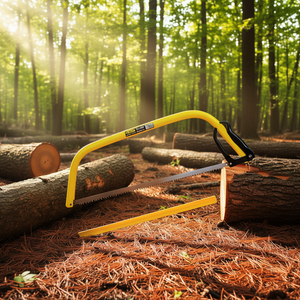 Sierra de arco Stanley Raker con protector para carpintería y actividades al aire libre - Product Image 3