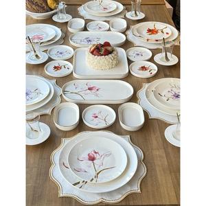 Set colazione fiore reale 50 pezzi per 6 persone - Product Image 1