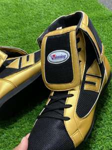 Chaussures de boxe haut de gamme avec maintien de la cheville |   Chaussures de sport en cuir de vache véritable respirantes et antidérapantes - Product Image 2