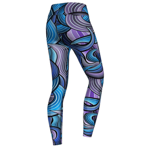 Leggings pour filles en polyester de qualité supérieure Pantalons de jogging souples sans couture pleine longueur à séchage rapide Service OEM - Product Image 2