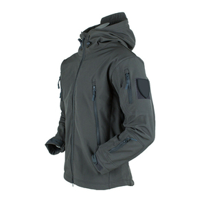 Nouvelle arrivée en gros en plein air hiver hommes softshell vestes imperméable respirant doublé polaire tactique manteau sur mesure - Product Image 2