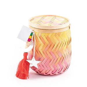 Colorful Basket for <b>Gifts</b> Handmade <b>Ramadan</b> Eid Bamboo Basket with Accessories <b>Ramadan</b> 2026 Products from Vietnam Factory - Product Image 4