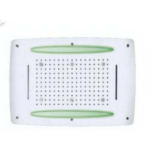 Cabezal de Ducha de Techo con Cascada de Masaje de Lluvia LED, Latón, Acero Inoxidable, 4 Funciones, Empotrado en el Techo - Product Image 5