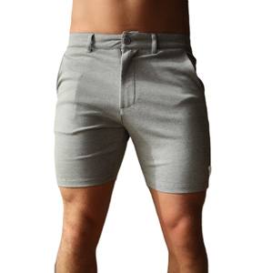 Venta caliente transpirable Fitness desgaste logotipo personalizado hombres gimnasio corto en blanco deportes Jogger nadar playa hombre verano corto - Product Image 2