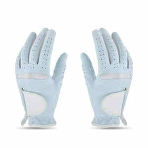 Guantes de Golf transpirables de piel de oveja de tendencia superior, guantes de Golf cómodos de cuero de Material suave de alta calidad de Color personalizado - Product Image 3