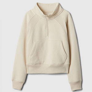 Pullover Half <b>Zip</b> <b>Up</b> Sweatshirt Custom Made 100% Cotton <b>top</b> Fall & Winter Plus Size Casual Streetwear Oversize Sweatshirt - Product Image 1