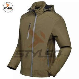 Chaqueta de caza cortavientos Chaqueta táctica de concha suave con abrigo de camuflaje Chaqueta impermeable para acampar al aire libre Senderismo - Product Image 2