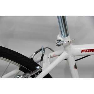 Dorello Classic Vélo de ville blanc de 28 pouces à vitesse unique avec fourche en acier et aluminium Modèle 28 2800 - Product Image 4