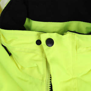 Chaleco de Seguridad Reflectante Fluorescente Impermeable de Alta Visibilidad Unisex para Trabajo con Logotipo, Poliéster para Construcción - Product Image 4