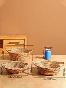 Luxury Vietnam's NCV Brand Elegant Handcrafted Water Hyacinth <b>Seagrass</b> <b>Storage</b> <b>Basket</b> Eco-Friendly Multifunction Home - Product Image 3