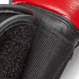 Guantes de entrenamiento de boxeo de cuero, Palma cómoda y transpirable para mayor ventilación, guantes de boxeo de gancho y bucle - Product Image 3