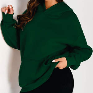 Sweats à capuche tricotés pour femmes et pulls polaires surdimensionnés automne/hiver mode survêtement brodé pour la superposition - Product Image 4