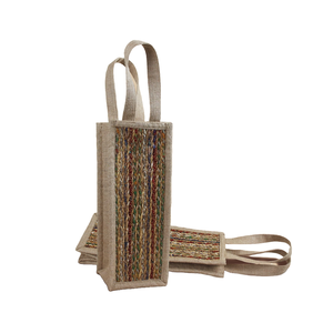 Promotional Laminated Jute Gunny Bags Customized Color <b>Drawstring</b>/Zipper Closure Fashion Style Bangladesh Origin for Kids DIY - Product Image 2