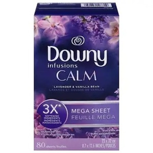 Downy Infusions Calm Lavender & Vanilla Bean Fabric Softener Dryer <b>Sheets</b> - Product Image 6